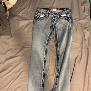 Hydraulic skinny jeans